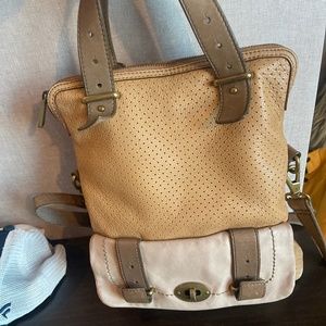 Fossil Foldover Bag